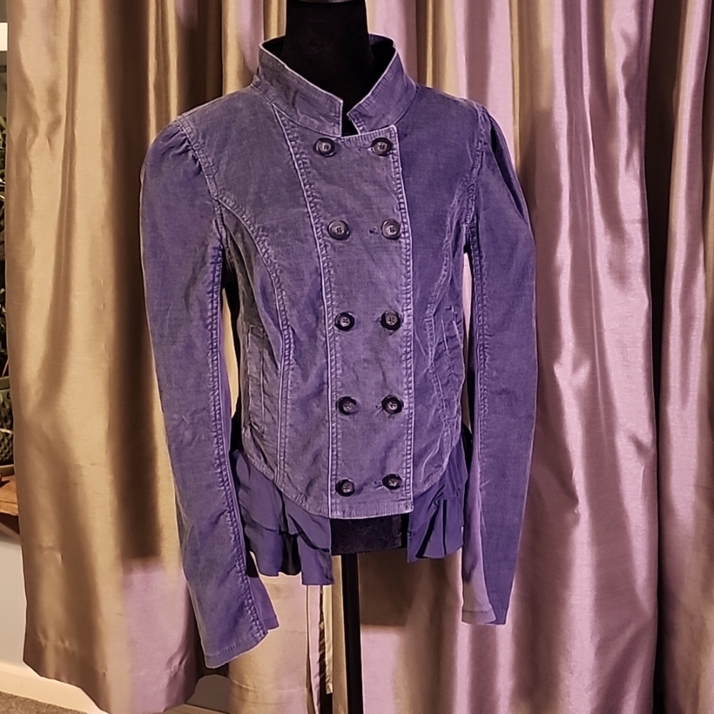 Sz 8 Free People corduroy jacket